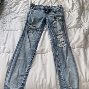 skinny jeans from American Eagle.